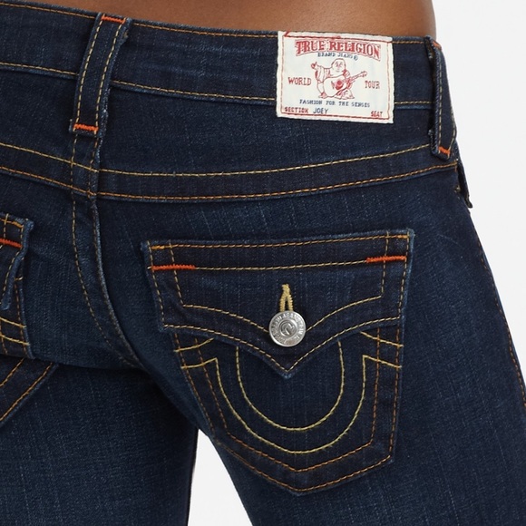 True Religion Denim - True Religion Joey Twisted Stitch Flare Jeans